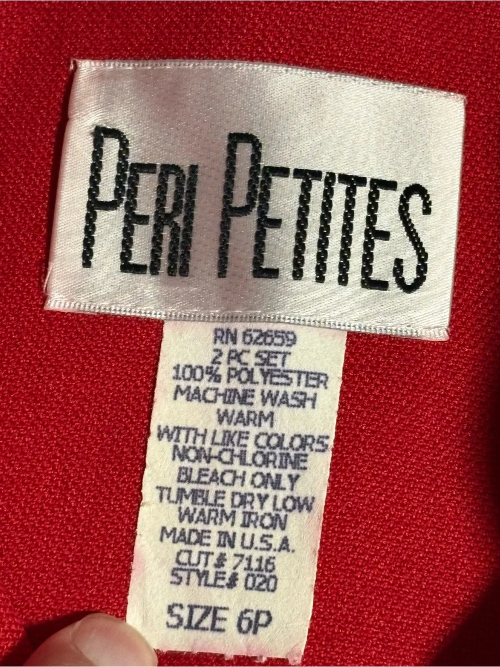 N/A vintage peri